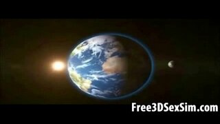 Lady 3D animaciją newscaster pasiima jį išjungti ir šokiai